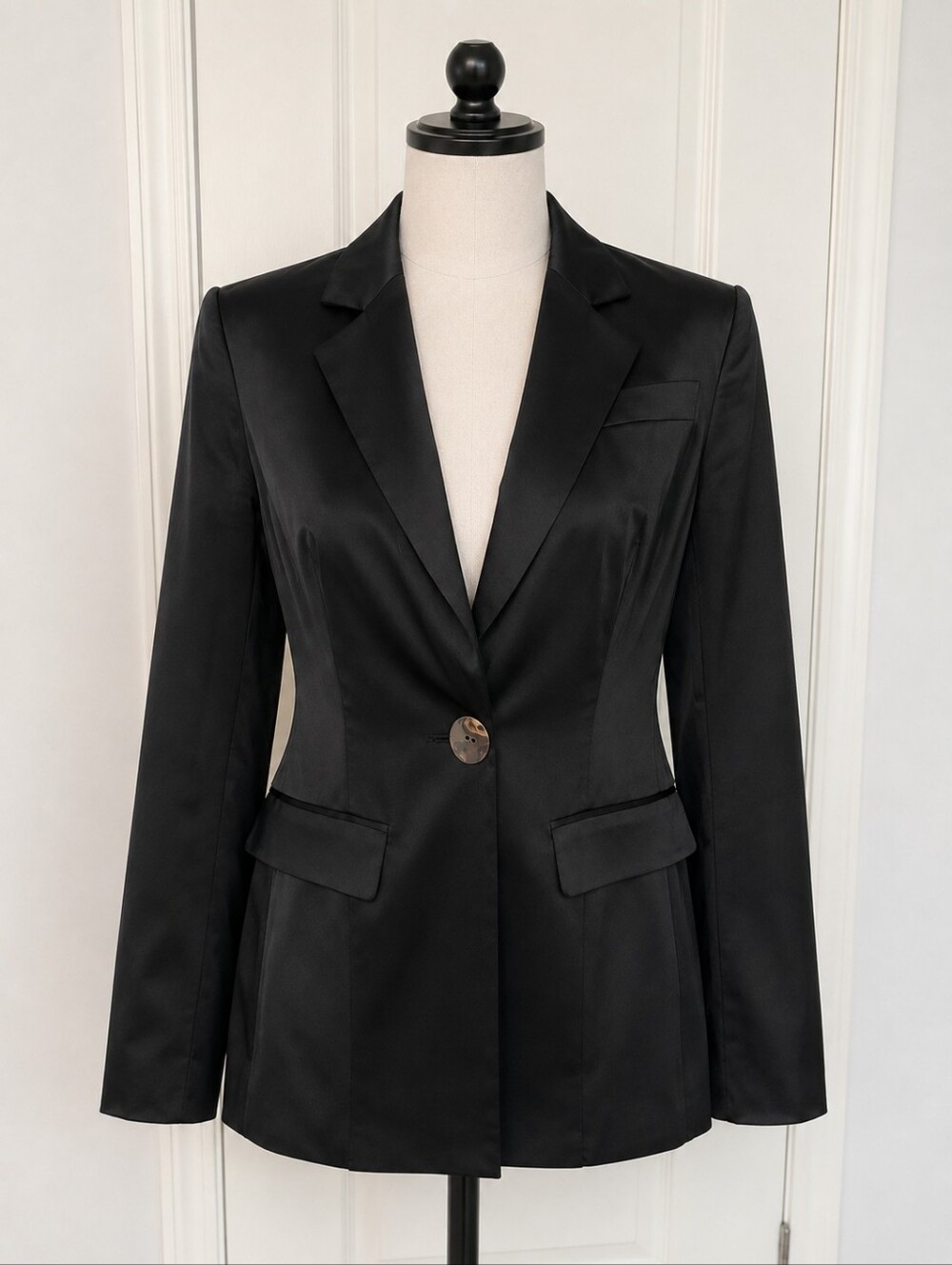 RAMY BROOK Black Single-Button Women's Blazer Jacket. SZ 6.NWT MSRP: $645